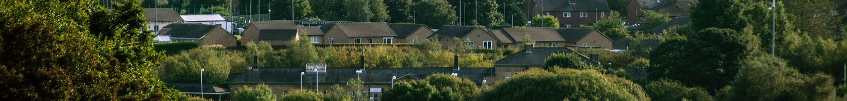 View of housing in Penistone