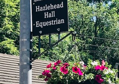 Hazlehead Hall Equestrian hanging basket