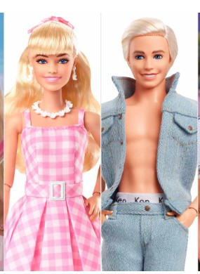 Picture of Barbie and Ken dolls