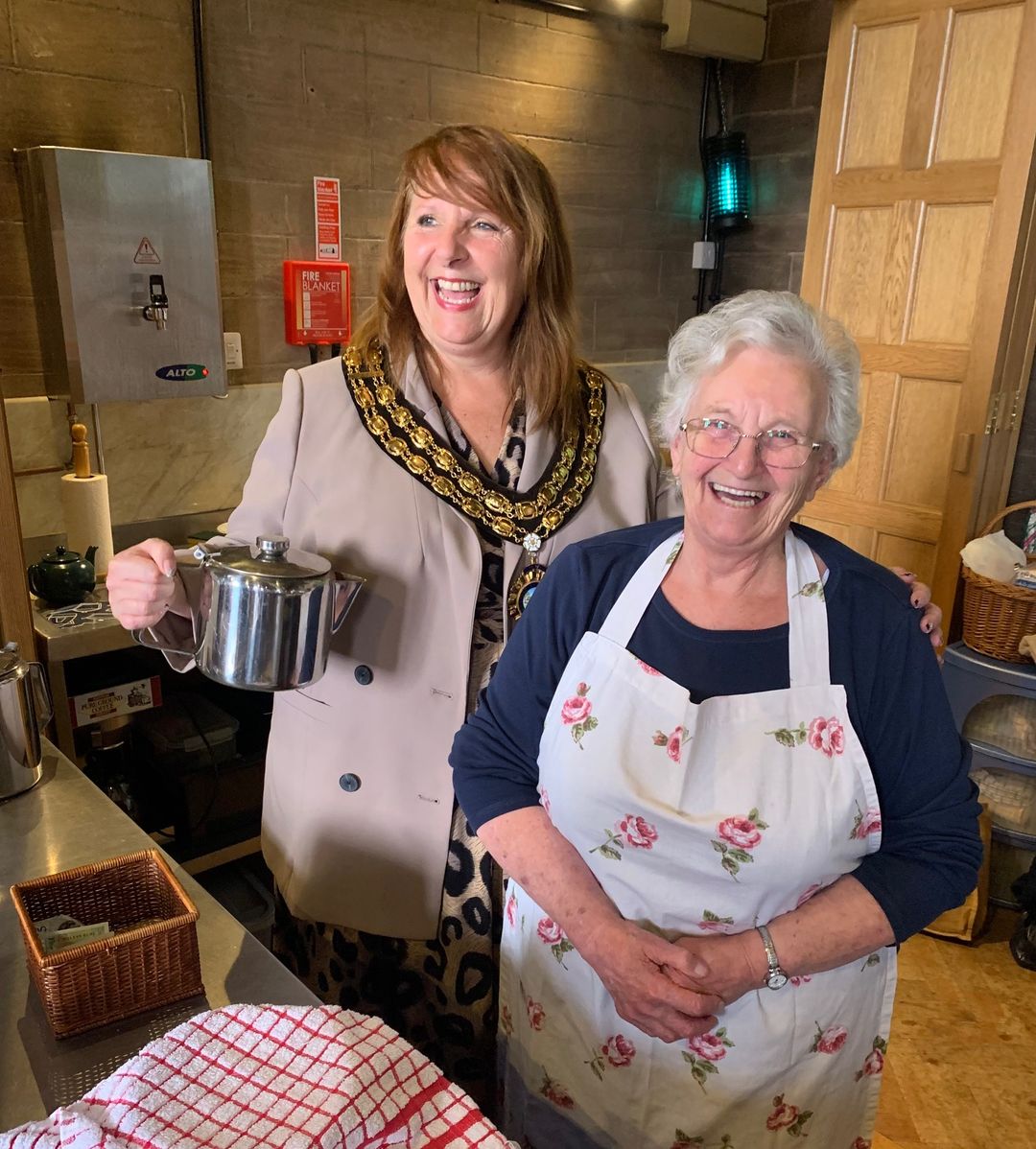 Mayor at coffee morning