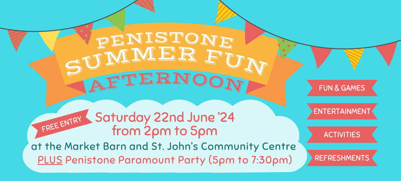 Penistone Summer fun ad (more info below)