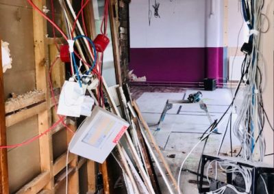 Wall removed