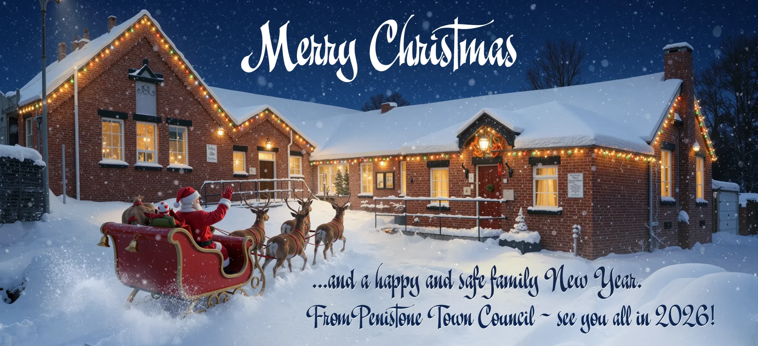 Merry Christmas from Penistone Town Council!